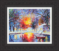 DANIEL WALL "Reflective Embers" Giclee/Canvas Hand-Embellished Signed with COA