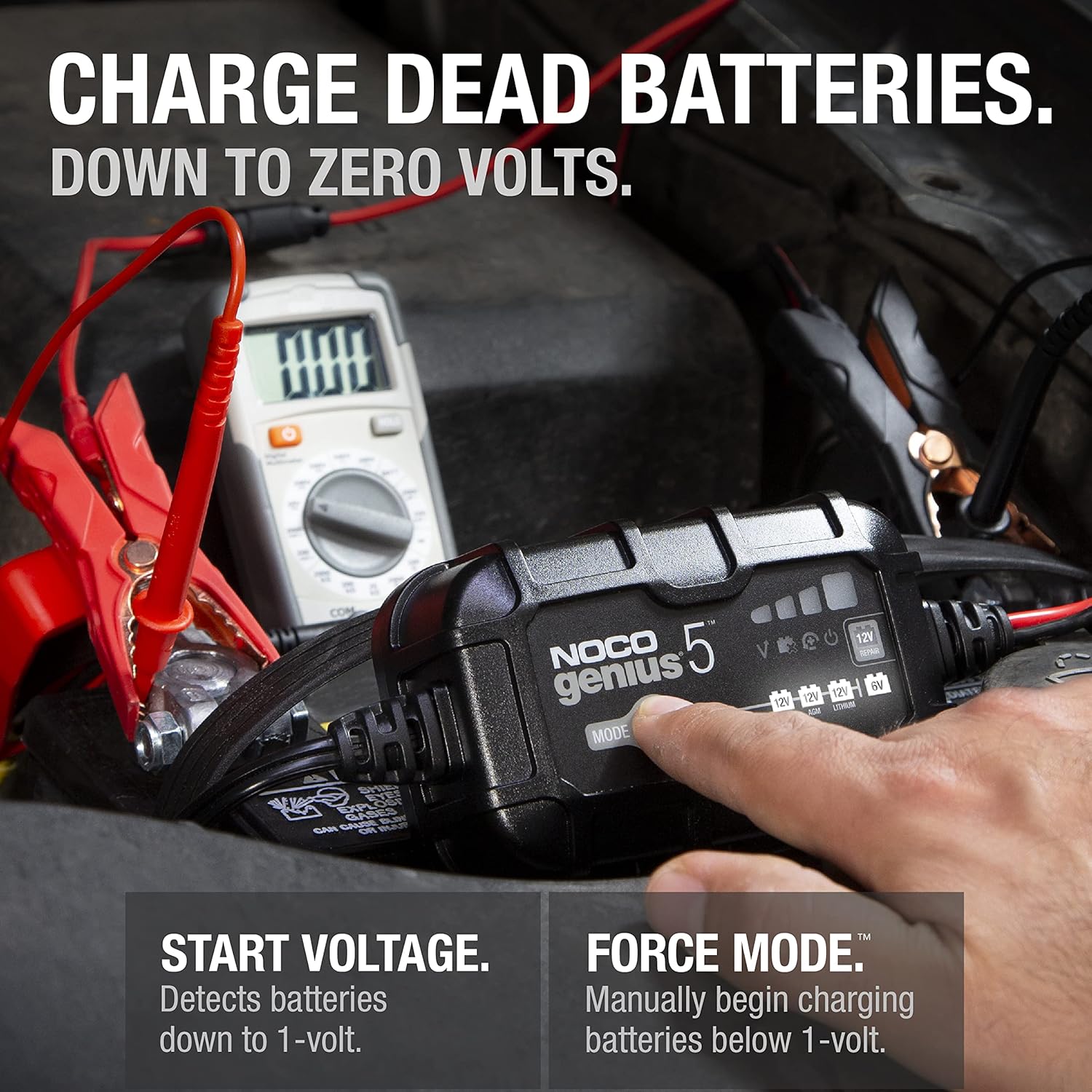 NOCO GENIUS5 5A Smart Battery Charger & Maintainer