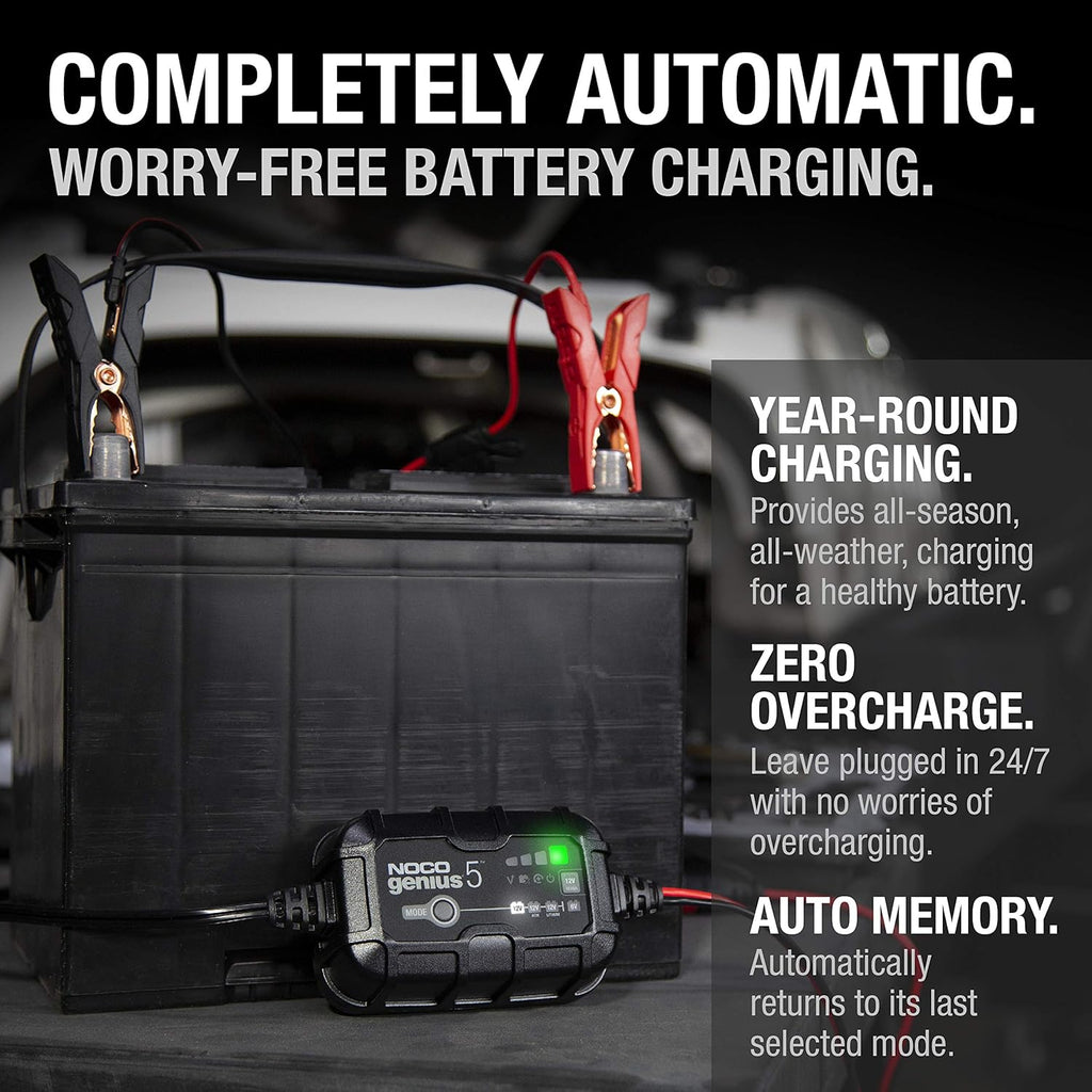 NOCO GENIUS5 5A Smart Battery Charger & Maintainer