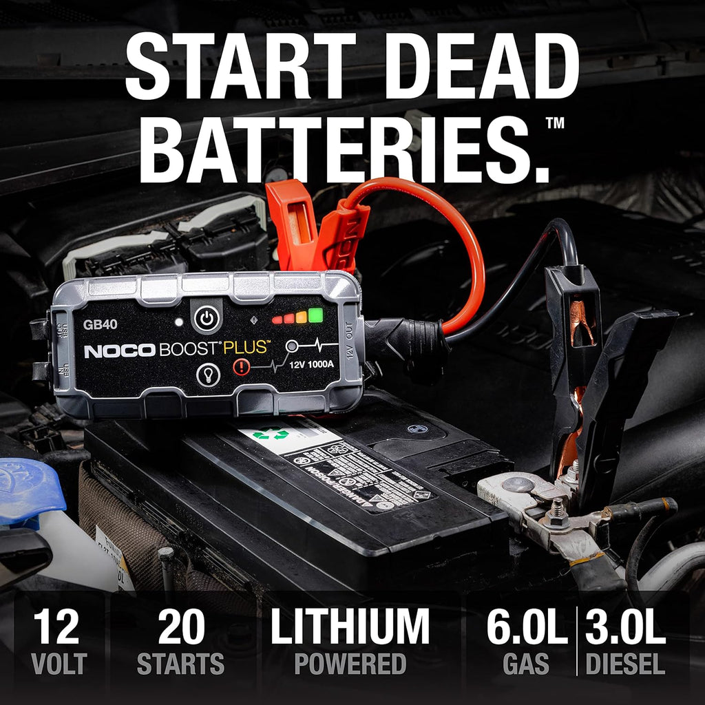 NOCO Boost Plus GB40 1000A UltraSafe Jump Starter