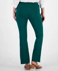 I.N.C. High-Rise Pull-On Flare-Leg Pants – Green Tourmalin - Size M
